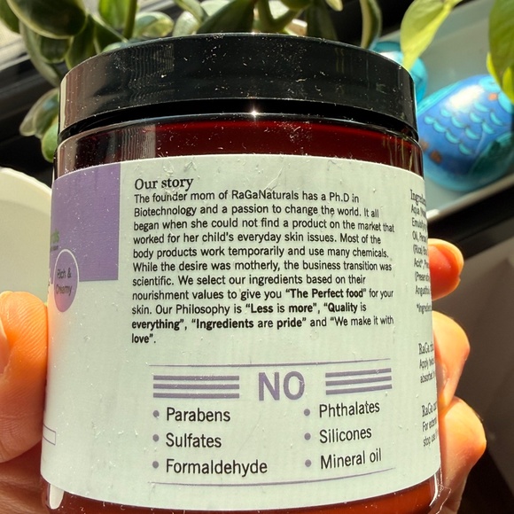 RaGa Naturals Soothing Body Cream – Lavender | 98% Natural ) - Picture 2 of 3